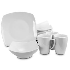 Zen Buffetware Square 12 Pc. Dinnerware Set