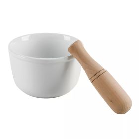 Simply White 24 Oz. Porcelain Mortar and Pestle Set