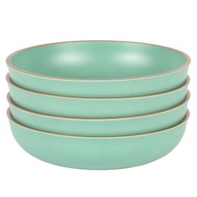 Rockabye 4 Pc. 8.5 In. Melamine Dinner Bowl Set In Green