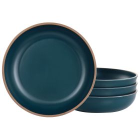 Rockabye 4 Pc. Melamine Dinner Bowl Set in Dark Teal