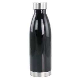 Dunneally 23 Oz. Plastic Water Bottle w/Lid in Black