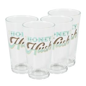 Wanda June Home 4 Pc. 16 Oz. Glass Honey Hush Tumbler Set