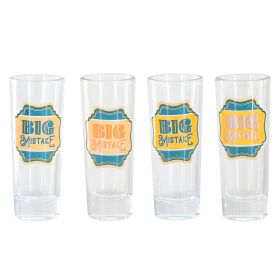 Wanda June Home 4 Pc. 2.2 Oz. Shot Glass Set in Teal