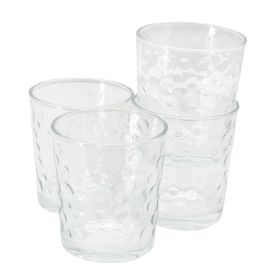 4 Pc. 13.5 Oz. Bubble Double Old-Fashioned Glassware Set