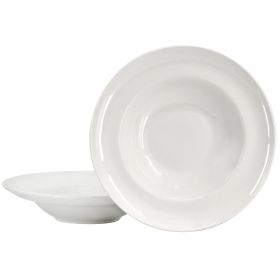 Great Essentials 2 Pc. Fine Ceramic 20oz Entree Bowl Set in White