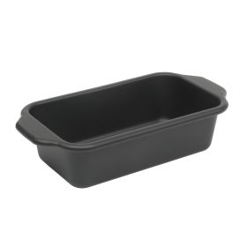 Teston 9 In. Nonstick Carbon Steel Loaf Pan in Matte Black