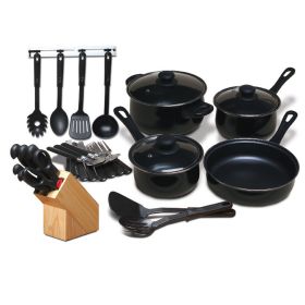 Total Kitchen 32 Pc. Cookware Combo Set