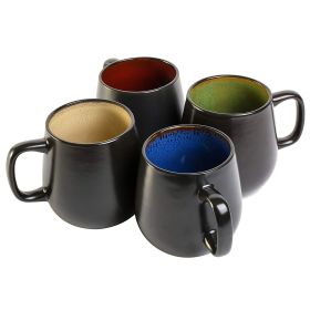 Soho Cafe 4 Pc. 20 Oz. Stoneware Mug Set in Assorted Colors