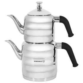 Mina Maxi SS 1.1 Liter Tea Pot & 2.0 Liter Kettle Set