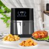 Silver/Black Multi-Function 4-in-1 Oven Air Fryer 4.7 QT