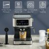 Coffee/Latte/Cappuccino/Espresso Machine w/Frother Wand