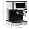 Coffee/Latte/Cappuccino/Espresso Machine w/Frother Wand