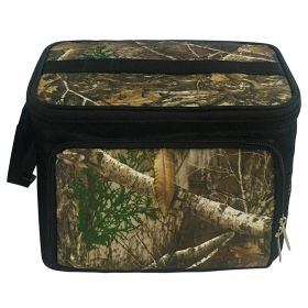 Kool Zone 6 Can Insulated Cooler Bag w/Hard Liner in Camo