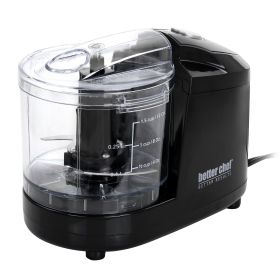 1.5 Cup Safety Lock Compact Chopper in Black