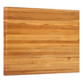 Teak Wood 24 In. Reversible Cutting Board w/Handle