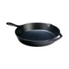 12 In. Cast Iron Skillet Frying Pan w/Pour Spout - Made in the USA