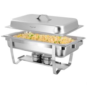 9.5 Qt. Stackable SS Chafing Dish/Food Warmer/Buffet Server