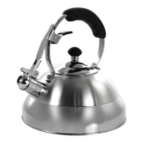 2.7 L. Stovetop Whistling Kettle in Brushed Silver