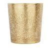 1.3 Gallon Round Perforated Copper Gold Metal Trash Can