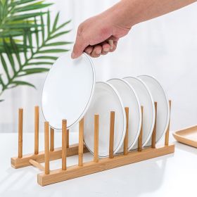 1pc Bamboo Dish Drying Rack