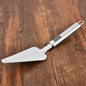 Triangular SS Spatula w/Serrated Edge