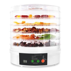 5 Layer Clear Food Dehydrator Electric Digital Food Drying Machine