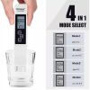 1PC White Digital Water Quality Tester