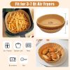 Air Fryer Disposable Paper 100 Pcs Round Nonstick