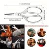 Professional 8.5-inch Stainless Steel Kitchen Scissors