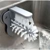 1pc 2-In-1 Suction Cup Cleaning Brush