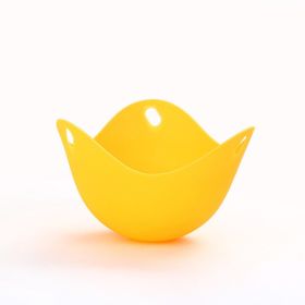 Silicone Egg Cooker (Color: Orange)