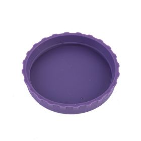 1pc Silicone Can Lid (Color: Purple)