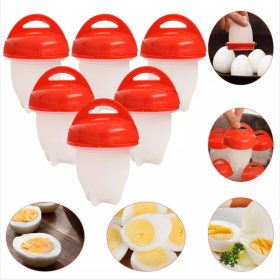 3pcs/6pcs Non-stick Silicone Egg Cup (Color: 6pcs)