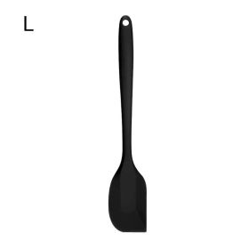 1pc All-in-one High-quality Silicone Scraper Baking Tool (Color: Black, size: large)