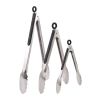 3 pc Set, SS Locking Kitchen Tongs w/Non-Slip Grip