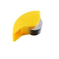 Vegetable Slicer Chopper Herb Mincer Cutter Shredder (Color: Yellow)