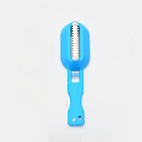 Fish Skin Scale Brush (Color: Blue)