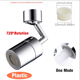 Universal Rotation Extender Faucet Aerator (Color: One Mode 720)