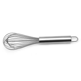 1pc Stainless Steel Whisk 8in/10in/12in (size: 10in Stainless Steel Egg Beater)