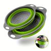 2pcs Collapsible Folding Strainers