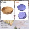 2 Pcs Silicone Easy Cleaning Air Fryer Liners