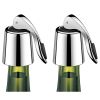 2pcs Stainless Steel Wine Bottle Corks