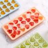 1pc Silicone 21 Hearts Shaped Ice Cube Mold