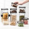 Clear Plastic Canisters w/Lids